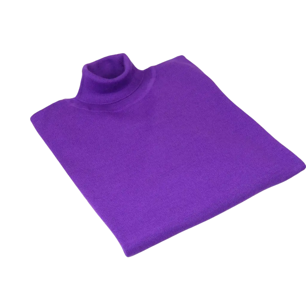Men PRINCELY Turtle neck Sweater From Turkey Merino Wool 1011 - 80 Lt Purple - J.Valintin Men's Wear Legend - 1011 - 80 Lt Purple - M