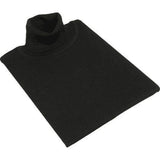 Men PRINCELY Turtle neck Sweater From Turkey Soft Merino Wool 1011 - 80 Black - J.Valintin Men's Wear Legend - 96753