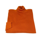 Men PRINCELY Turtle neck Sweater From Turkey Soft Merino Wool 1011 - 80 Cognac - J.Valintin Men's Wear Legend - 1011 - 80 cognac - M