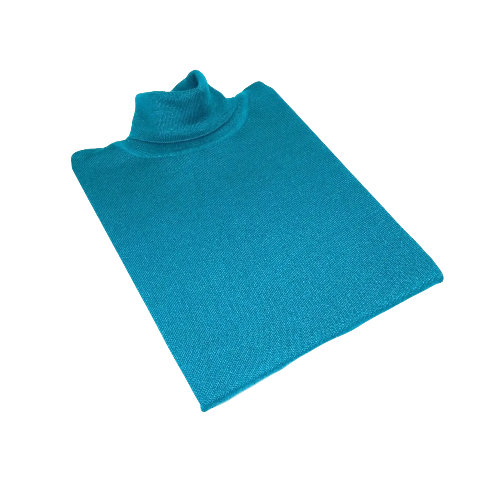 Men PRINCELY Turtle neck Sweater From Turkey Soft Merino Wool 1011 - 80 Teal - J.Valintin Men's Wear Legend - 96717