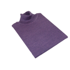 Men PRINCELY Turtle neck Sweater From Turkey Soft Merinos Wool 1011 - 80 Purple - J.Valintin Men's Wear Legend - 96709