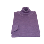 Men PRINCELY Turtle neck Sweater From Turkey Soft Merinos Wool 1011 - 80 Purple - J.Valintin Men's Wear Legend - 96709