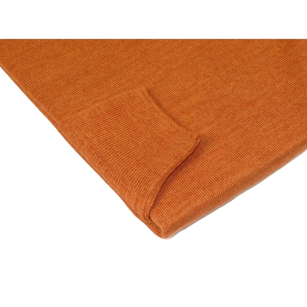 Men PRINCELY Turtle neck Sweater From Turkey Soft Merinos Wool 1011 - 80 Rust - J.Valintin Men's Wear Legend - 96737