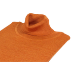 Men PRINCELY Turtle neck Sweater From Turkey Soft Merinos Wool 1011 - 80 Rust - J.Valintin Men's Wear Legend - 96737