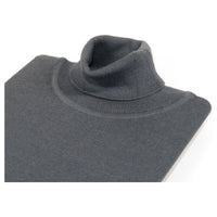 Men PRINCELY Turtle neck Sweater Turkey Soft Merinos Wool 1011 - 80 Steal Gray - J.Valintin Men's Wear Legend - 96749