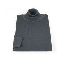 Men PRINCELY Turtle neck Sweater Turkey Soft Merinos Wool 1011 - 80 Steal Gray - J.Valintin Men's Wear Legend - 96749