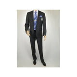 Men RALPH LAUREN Suit Wool Blend Two Button Classic Pinstripe Formal 0151 Gray - J.Valintin Men's Wear Legend - 18241