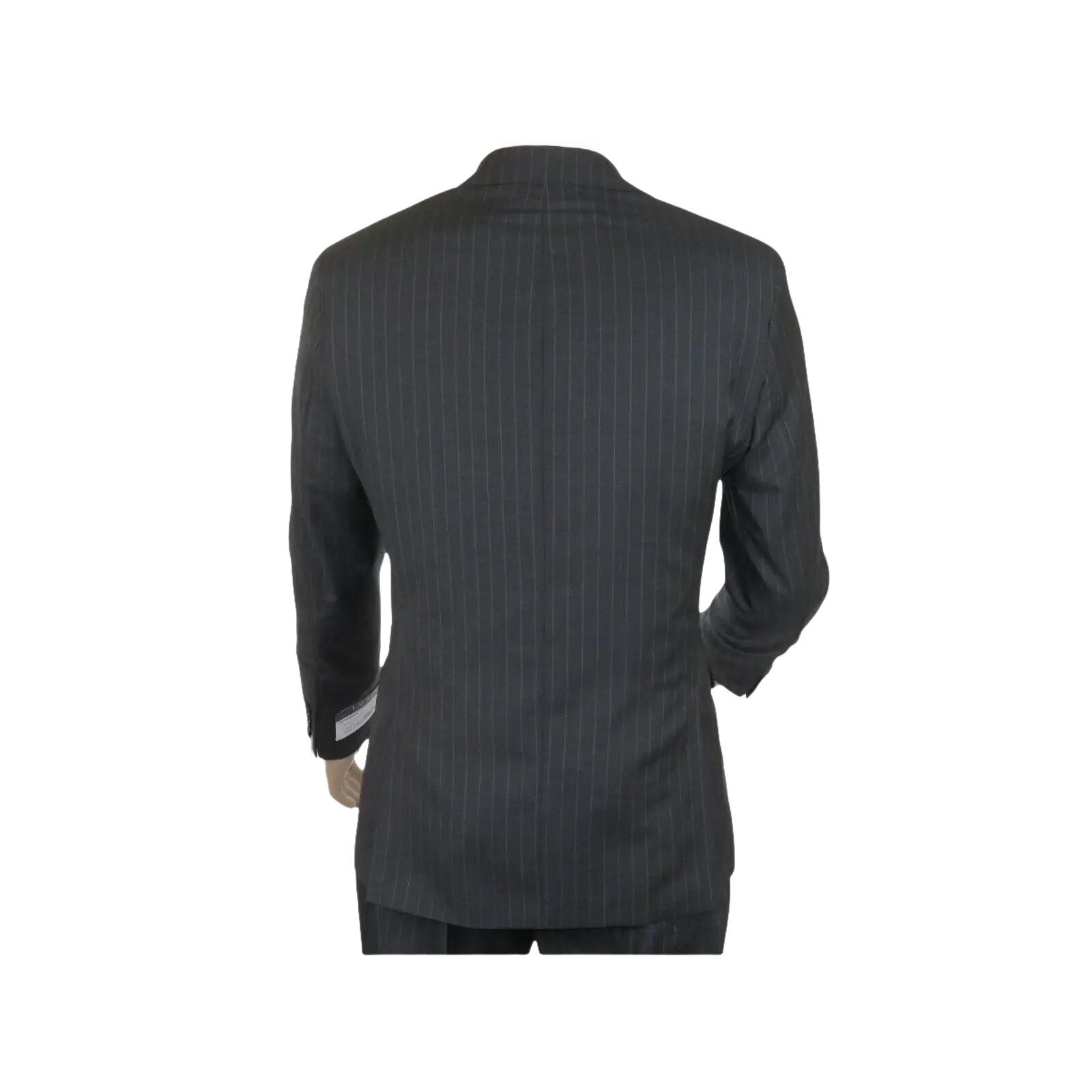 Men RALPH LAUREN Suit Wool Blend Two Button Classic Pinstripe Formal 0151 Gray - J.Valintin Men's Wear Legend - 18241