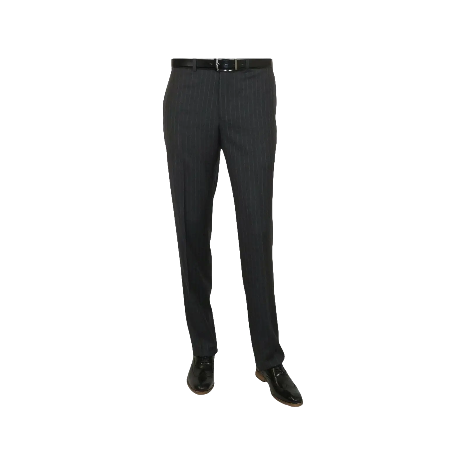 Men RALPH LAUREN Suit Wool Blend Two Button Classic Pinstripe Formal 0151 Gray - J.Valintin Men's Wear Legend - 18241
