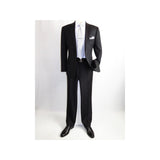 Men Renoir Suit Separate Super 140s Soft Wool Two Button Classic Fit 508 - 1 Black - J.Valintin Men's Wear Legend - 73369