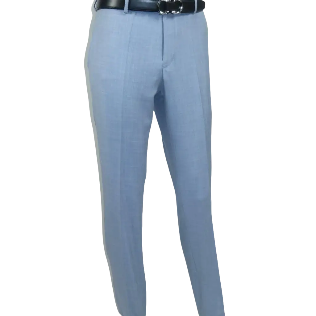 Men RENOIR suit Solid 2 Button Business Formal All Purpose Slim Fit 203 - 9 Blue - J.Valintin Men's Wear Legend - 97617