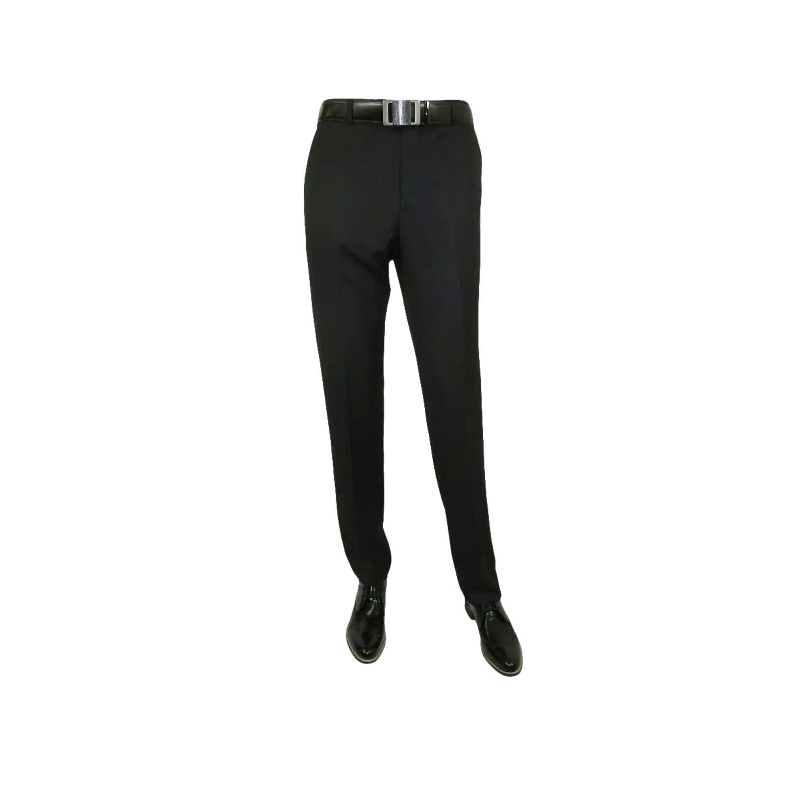 Men RENOIR Suit Solid Two Button Business Formal Classic Regular Fit 201 - 1 Black - J.Valintin Men's Wear Legend - 22369