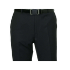 Men RENOIR Suit Solid Two Button Business Formal Classic Regular Fit 201 - 1 Black - J.Valintin Men's Wear Legend - 22369