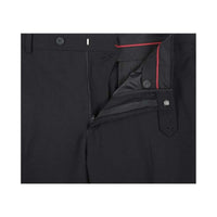 Men RENOIR Suit Solid Two Button Business Formal Classic Regular Fit 201 - 1 Black - J.Valintin Men's Wear Legend - 22369