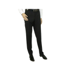 Men RENOIR Suit Solid Two Button Business Formal Classic Regular Fit 201 - 1 Black - J.Valintin Men's Wear Legend - 22369