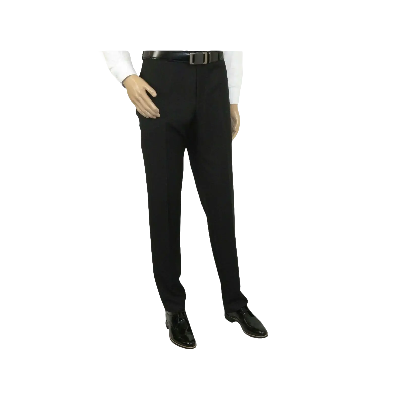Men RENOIR Suit Solid Two Button Business Formal Classic Regular Fit 201 - 1 Black - J.Valintin Men's Wear Legend - 22369