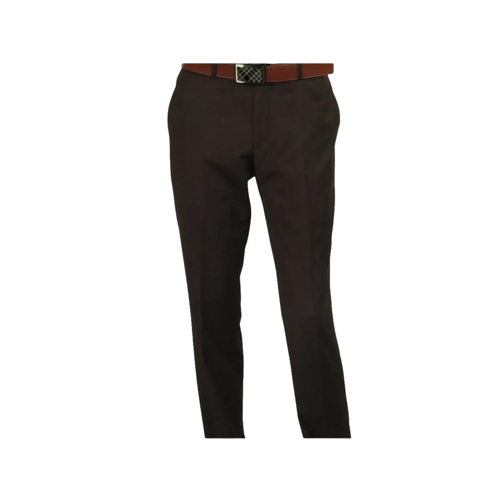 Men RENOIR suit Solid Two Button Business Formal Year Round Slim Fit 201 - 5 Brown - J.Valintin Men's Wear Legend - 92223