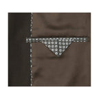 Men RENOIR suit Solid Two Button Business Formal Year Round Slim Fit 201 - 5 Brown - J.Valintin Men's Wear Legend - 92223
