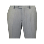 Men RENOIR suit Solid Two Button Business or Formal Slim Fit 202 - 2 Light gray - J.Valintin Men's Wear Legend - 202 - 2 - Lt Gray - 36S