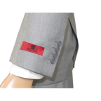 Men RENOIR suit Solid Two Button Business or Formal Slim Fit 202 - 2 Light gray - J.Valintin Men's Wear Legend - 202 - 2 - Lt Gray - 36S