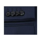 Men Renoir Suit Super 140s Soft Wool 2Button Side Vent Classic Fit 508 - 19 Navy - J.Valintin Men's Wear Legend - 73399