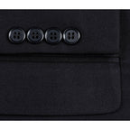 Men Renoir Tuxedo One Button Shawl Satin Lapel Formal Slim Fit 201 - 1 Black - J.Valintin Men's Wear Legend - 201 - 1 Shawl Tux - 36S