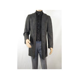 Men RENOIR Wool Blend Black White Plaid 3/4 Length Winter Coat W/Liner 43 - 18 - 095 - J.Valintin Men's Wear Legend - 19053