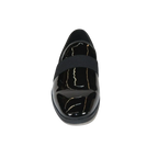 Men Santino Luciano Formal Shoes Patent Leather Shiny Slip on Loafer C356 Black - J.Valintin Men's Wear Legend - 99030