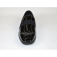 Men Santino Luciano Formal Shoes Patent Leather Shiny Slip on Loafer C356 Black - J.Valintin Men's Wear Legend - 99030