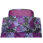 Men Shirt JValintin Turkey - Usa 100% Egyptian Cotton Axxess Style 1206 - 4 Purple - J.Valintin Men's Wear Legend - 4857