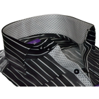 Men Shirt J.Valintin Turkey - Usa 100% Egyption Cotton Axxess Style 1594 - 14 Black - J.Valintin Men's Wear Legend - 1558