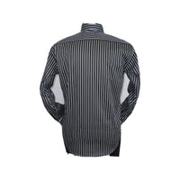 Men Shirt J.Valintin Turkey - Usa 100% Egyption Cotton Axxess Style 1594 - 14 Black - J.Valintin Men's Wear Legend - 1558