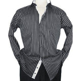 Men Shirt J.Valintin Turkey - Usa 100% Egyption Cotton Axxess Style 1594 - 14 Black - J.Valintin Men's Wear Legend - 1558