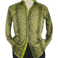 Men Shirt J.Valintin Turkey - Usa 100% Egyption Cotton Axxess Style 1646 - 08 Olive - J.Valintin Men's Wear Legend - 2704