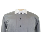Men Shirt J.Valintin Turkey - Usa 100% Egyption Cotton Axxess Style 1R57 - 01 black - J.Valintin Men's Wear Legend - 32