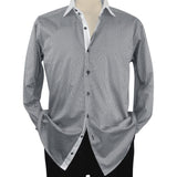 Men Shirt J.Valintin Turkey - Usa 100% Egyption Cotton Axxess Style 1R57 - 01 black - J.Valintin Men's Wear Legend - 32