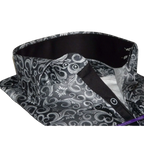 Men Shirt J.Valintin Turkey - Usa 100% Egyption Cotton Axxess Style 7164 - 10 gray - J.Valintin Men's Wear Legend - 3624