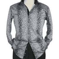 Men Shirt J.Valintin Turkey - Usa 100% Egyption Cotton Axxess Style 7164 - 10 gray - J.Valintin Men's Wear Legend - 3624