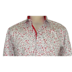Men Shirt J.Valintin Turkey Usa All Egyptian Cotton Axxess Style 3325 - 01 Red - J.Valintin Men's Wear Legend - 4916