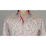 Men Shirt J.Valintin Turkey Usa All Egyptian Cotton Axxess Style 3325 - 01 Red - J.Valintin Men's Wear Legend - 4916