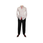 Men Shirt J.Valintin Turkey Usa All Egyptian Cotton Axxess Style 3325 - 01 Red - J.Valintin Men's Wear Legend - 4916