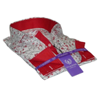 Men Shirt J.Valintin Turkey Usa All Egyptian Cotton Axxess Style 3325 - 01 Red - J.Valintin Men's Wear Legend - 4916