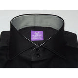 Men Shirt J.Valintin Turkey Usa Egyptian Cotton Axxess Style 6001 black - J.Valintin Men's Wear Legend - 4952