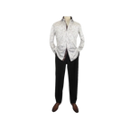 Men Shirt J.Valintin Turkey Usa Egyption Cotton Axxess Style 3325 - 1 Brown - J.Valintin Men's Wear Legend - 4900