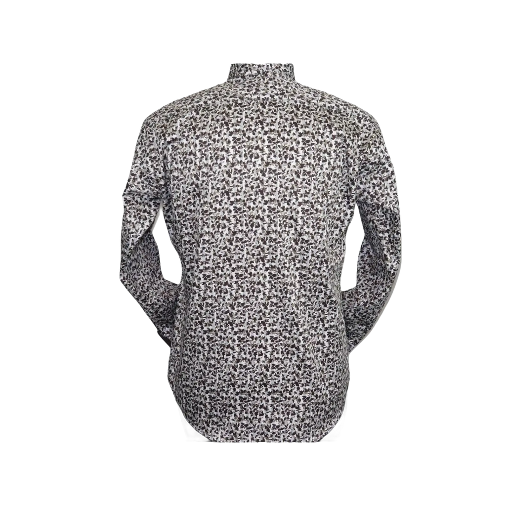 Men Shirt J.Valintin Turkey Usa Egyption Cotton Axxess Style 3T39 - 04 brown - J.Valintin Men's Wear Legend - 4934