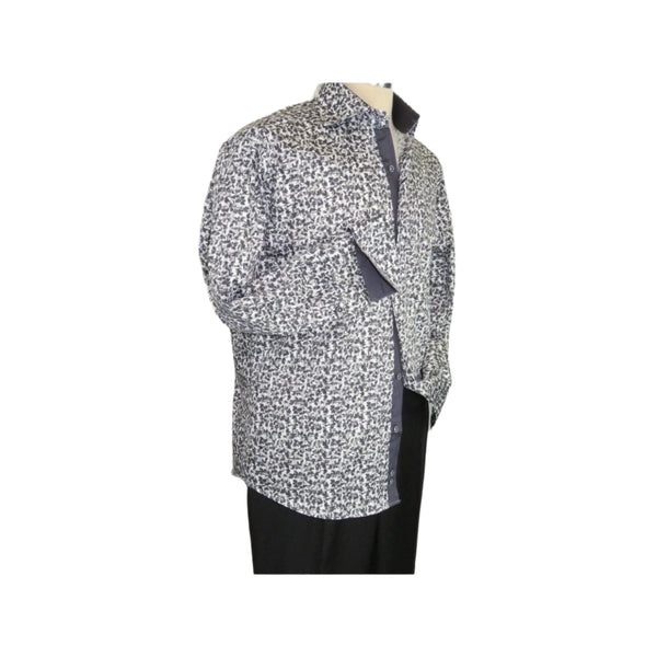 Men Shirt J.Valintin Turkey Usa Egyption Cotton Axxess Style 3T89 - 01 Gray - J.Valintin Men's Wear Legend - 4942