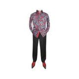 Men Shirt J.Valintin Turkey Usa Egyption Cotton Axxess Style 5406 - 04 Red - J.Valintin Men's Wear Legend - 4864