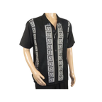 Men Silversilk 2pc walking leisure Matching Suit Italian woven knits 51011 Black - J.Valintin Men's Wear Legend - 100075