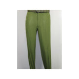 Men Silversilk 2pc walking leisure Matching Suit Italian woven knits 51016 Green - J.Valintin Men's Wear Legend - 100105