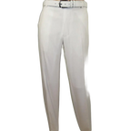 Men Silversilk 2pc Walking Leisure Matching Suit Italian Woven Knits 71003 White - J.Valintin Men's Wear Legend - 71003 - White - M
